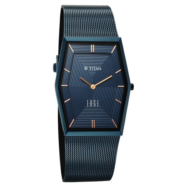 Titan Edge Whimsey Quartz Analog Watch For Men 10056qm02 (Preorder)